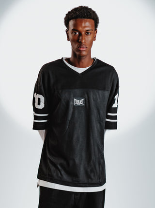 Everlast® EVERLAST BOXY FOOTBALL MESH JERSEY SS T-shirt Black