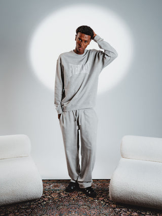 Everlast® EVERLAST LOGO CREW SWEAT Sweatshirt 413 Light Grey melange