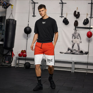 Everlast® EVERLAST Mens Contrast Final Cut Sweat Shorts Shorts Orange