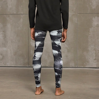 Everlast® Sport EVERLAST Mens MMA AOP Combat Stretch Tights Long EVERDRI ™ Pants Black