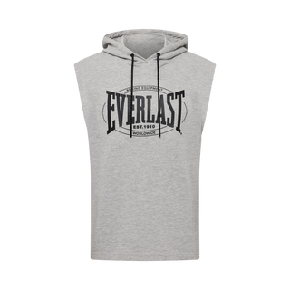 Everlast® EVERLAST Mens Worldwide Raw Sleveless Sweat Hoddie Sweatshirt Grey