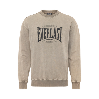 Everlast® EVERLAST WASHED LOGO CREW SWEAT Sweatshirt Sand