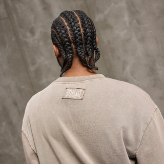 Everlast® EVERLAST WASHED LOGO CREW SWEAT Sweatshirt Sand