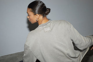 Everlast® EVERLAST WASHED LOGO CREW SWEAT Sweatshirt Sand