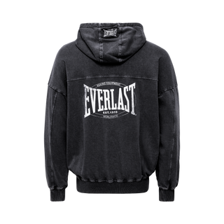 Everlast® EVERLAST WASHED OVERSIZED SWEAT CARDIGAN Hoodie Black