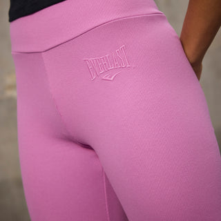 Everlast® EVERLAST Womens Trend Rib Tights Short Shorts Pink